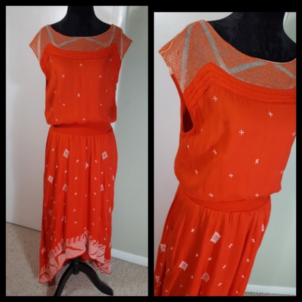 Anthropologie long dress